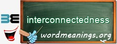 WordMeaning blackboard for interconnectedness